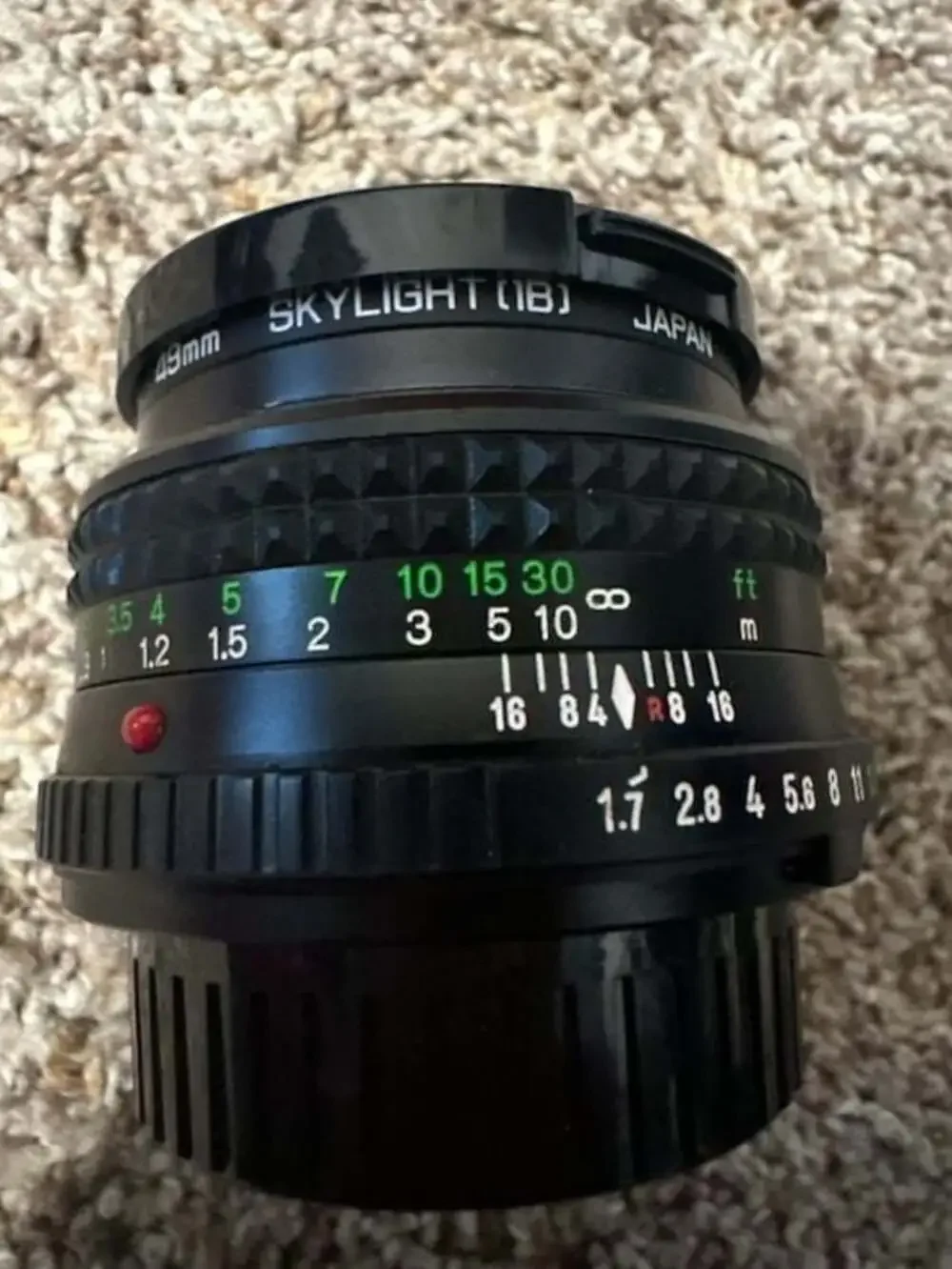 Minolta MD Rokkor-X 50mm f/1.7 Prime Lens